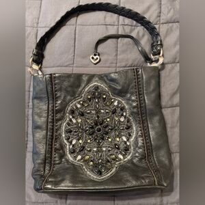 Brighton Anju Leather & Swarovski Handbag